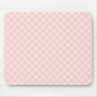 roze geruit muismat