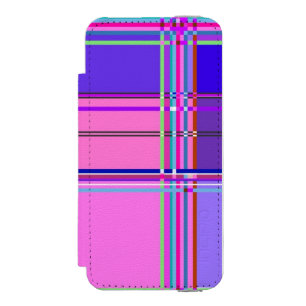 Roze geruite stofpatroon stof Madras