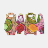 Roze Gesp Favor Box Bedankdoosjes (Uitgevouwen)