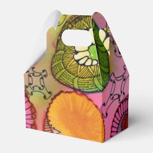 Roze Gesp Favor Box Bedankdoosjes (Voorkant Zijde)