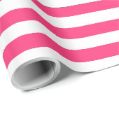 Roze gestreept cadeaupapier (Rol Hoek)