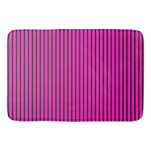 Roze gestreepte textuur badmat