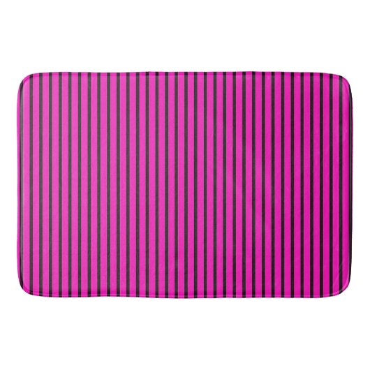 Roze gestreepte textuur badmat (Voorkant)