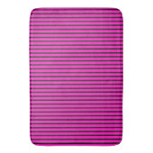 Roze gestreepte textuur badmat (Voorkant Verticaal)