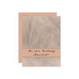 Roze gestructureerde stofprint uitnodiging briefkaart