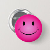 Roze Gezicht Button (Voorkant /achterkant)