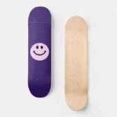 Roze gezicht skateboard (Voorkant)