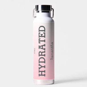 Roze Gezondheid Motivatie Waterfles