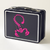 Roze giftige schorpioen zeer venomeus insect (Achterkant)