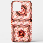 Roze gigantische 'parelbloemen', virtuele tekening Case-Mate iPhone case (Achterkant)