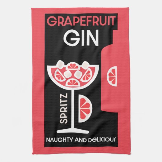 Roze Gin  Theedoek (Verticaal)