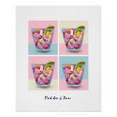ROZE GIN & TONIC 7 POSTER PERFECT POSTER (Voorkant)