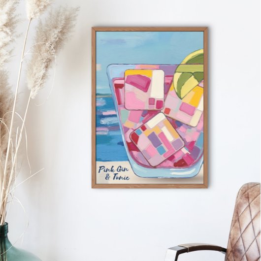 ROZE GIN & TONIC POSTER PERFECT POSTER