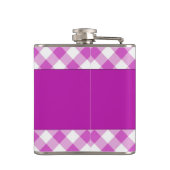  Roze Gingham Drink Me Flask Heupfles (Achterkant)