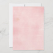 Roze Gingham Herfst Kampeer Avondmaal S'mores Kaart (Achterkant)