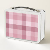 Roze Gingham Karo Tartan Design (Achterkant)