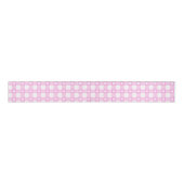 Roze gingham met verfdrukken grosgrain lint (Voorkant)