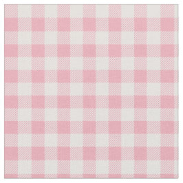 Roze Gingham Patroon Meisjesachtig Geruit Geruit Stof