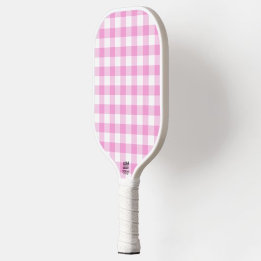 roze gingham pickleball paddle (Links)