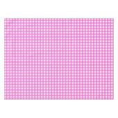 Roze gingham tafelkleed (Voorkant (Horizontaal))