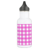 Roze gingham waterfles (Links)