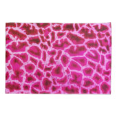 Roze Giraffe afdrukken Kussensloop (Achterkant)
