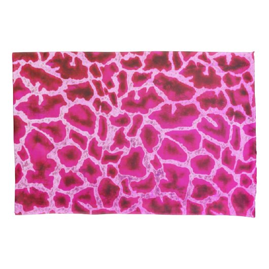 Roze Giraffe afdrukken Kussensloop (Voorkant)