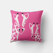 Roze Giraffe Kussen (Achterkant)