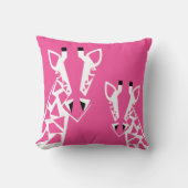Roze Giraffe Kussen (Voorkant)