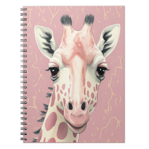 Roze Giraffe Notitieboek