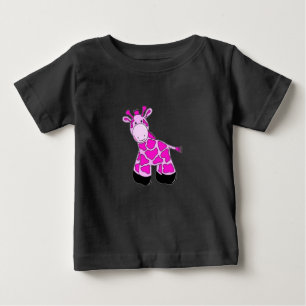 Roze Giraffe T-Shirt