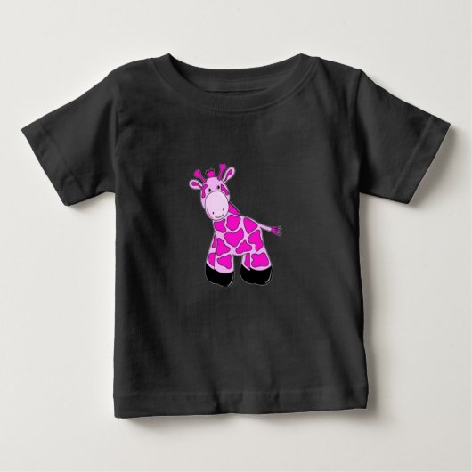 Roze Giraffe T-Shirt (Voorkant)