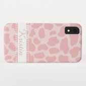 Roze Giraffe vlekken Case-Mate iPhone Case (Achterkant (horizontaal))