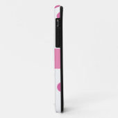 Roze girale Polka Dot Iphone 5 hoesjes (Achterkant/links)