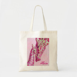 roze girasszak tote bag