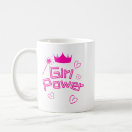 Roze Girl Power Classic Koffiemok