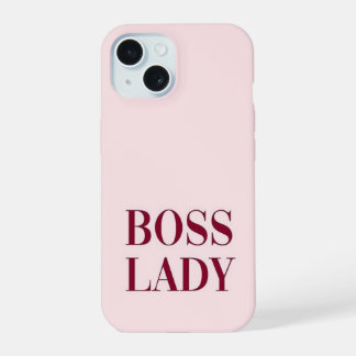 Roze Girly Eenvoudig Modern iPhone 15 Hoesje