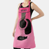 Roze gitaar schort (Insitu)