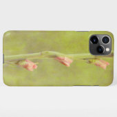 Roze Gladiolus Bloem Bud Art Telefoon Case iPhone Hoesje (Achterkant horizontaal)