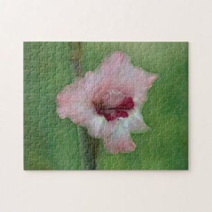 Roze Gladiolus Bloemtuin Kunst Legpuzzel