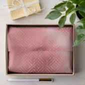 Roze Glam Goud Tissuepapier (Geschenk)