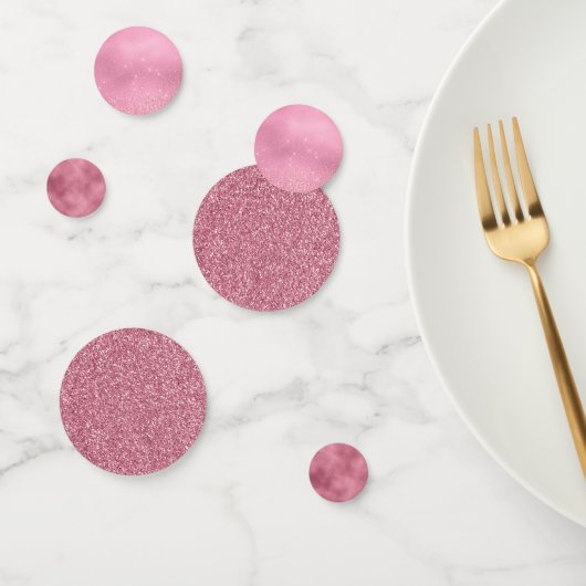 Roze Glans Confetti (Groep)