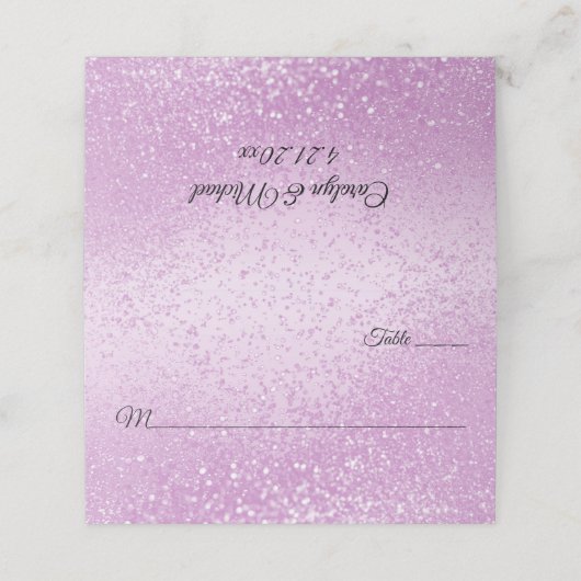  roze glitter (Buitenkant ongevouwen)