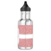 Roze Glitter Aangepaste Waterfles (Rechts)