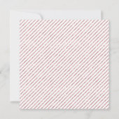 Roze Glitter Baby shower Uitnodiging met Baby Feet (Achterkant)