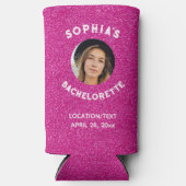 Roze Glitter Bacherolette Party Favor Bride Foto (Voorkant)