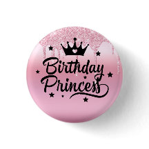 Roze Glitter "Birthday Princess"