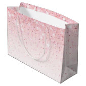 Roze Glitter Blush Groot Cadeauzakje (Achterkant Gekanteld)