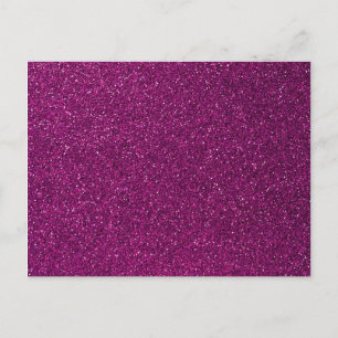 Roze glitter briefkaart