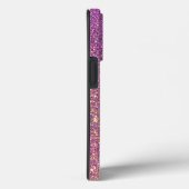 Roze glitter Case-Mate iPhone case (Achterkant / Rechts)
